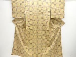 未使用品　華紋模様小紋着物